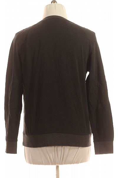 Next Pánská Mikina Bez Zapínání Černá Vel. L