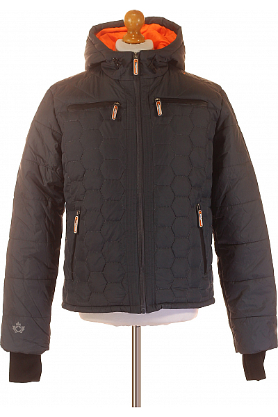 Pánská Bunda Šedá Vel. L