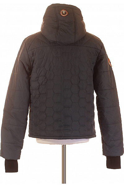 Pánská Bunda Šedá Vel. L