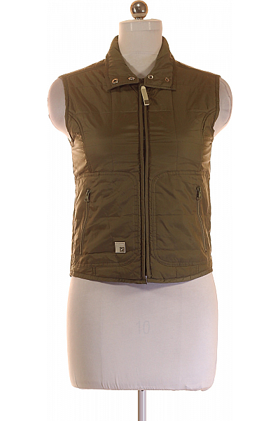 ZARA Dámská Vesta Khaká Second Hand Vel. M
