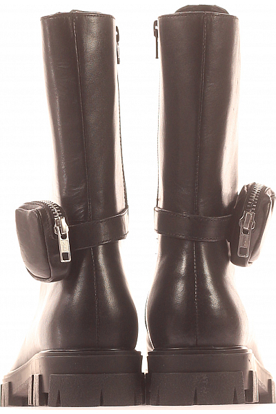 Dámské Boty Kožené Černé Lazamani Vel. 41