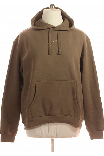 Pánská Mikina Bez Zapínání Khaká Vel. L Pánská Mikina Bez Zapínání Khaká Vel. L