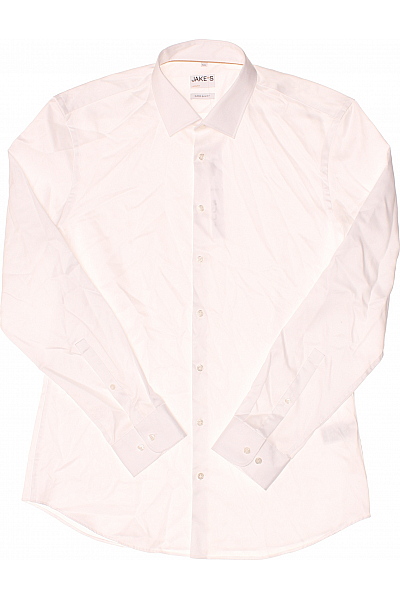 Pánská Košile Bílá Jake*s Vel. 41/42