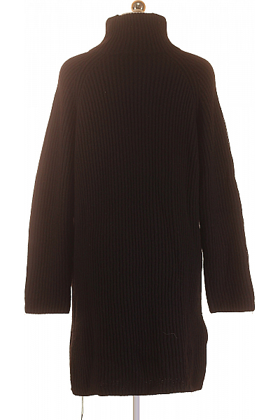  Šaty Pletené Černé DRYKORN Vel. M