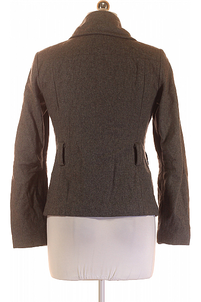 ONLY Dámský Kabát Vlněný Šedý Vel. M