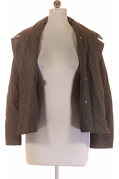 ONLY Dámský Kabát Vlněný Šedý Vel. M