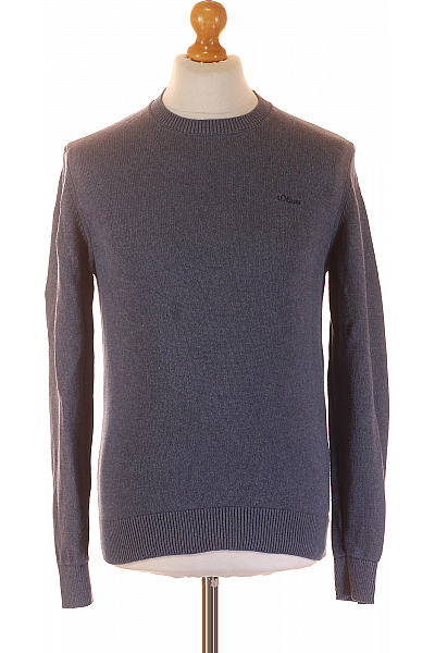 Pánský Pulovr Modrý S.OLIVER Vel. S