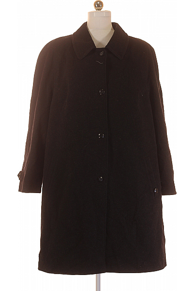 Escada Krátký Dámský Kabát Vlněný Černý Second Hand Vel. 36