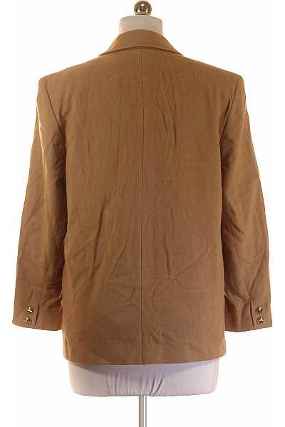 Pierre Balmain Krátký Dámský Kabátek Vlněný Hnědý