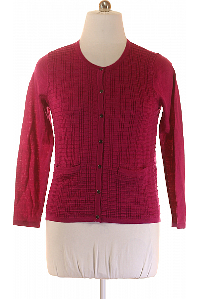 Dámský Cardigan Vlněný Fialový Brandtex Vel. L Dámský Cardigan Vlněný Fialový Brandtex Vel. L