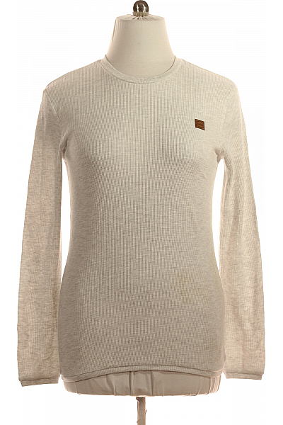 Jednoduché Pánské Tričko Šedé Vel. M