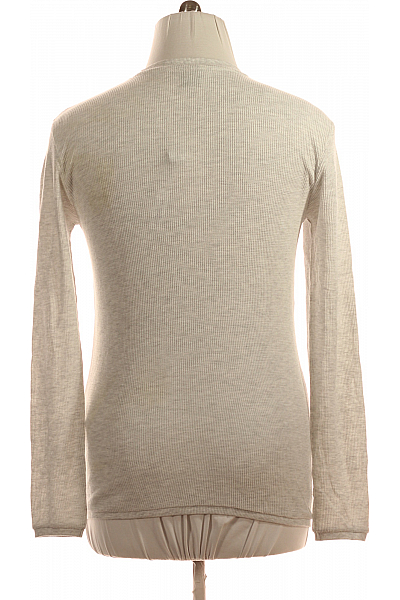 Jednoduché Pánské Tričko Šedé Vel. M