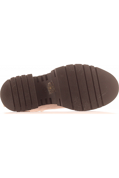 Inuovo Dámské Kotníkové Boty Kožené Hnědé Vel. 36