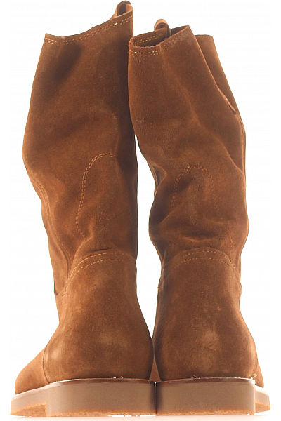 Inuovo Dámské Kotníkové Boty Kožené Hnědé Vel. 38