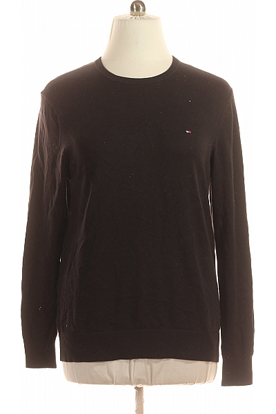 Pánský Svetr Černý TOMMY HILFIGER Vel. M Pánský Svetr Černý TOMMY HILFIGER Vel. M