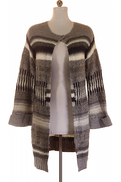 SET Dámský Cardigan Šedý Vel. 40