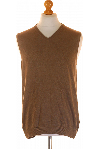 Canda Pánská Vesta Hnědá Vel. M