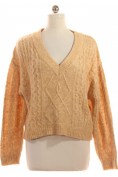 STRADIVARIUS Dámský Pulovr Hnědý Vel. M