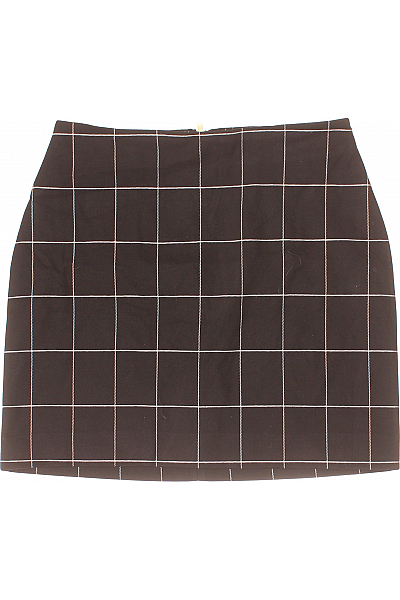 Kostkovaná  Sukně Černobílá Vel. 36