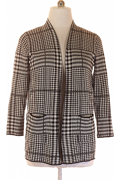 Dámský Cardigan Černobílý Second Hand