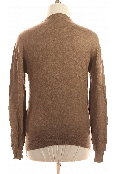 Pánský Svetr Hedvábný Hnědý Vel. 56