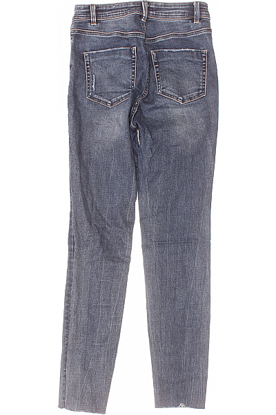 Roztrhané Dámské Džíny Modré Second hand Vel. 36