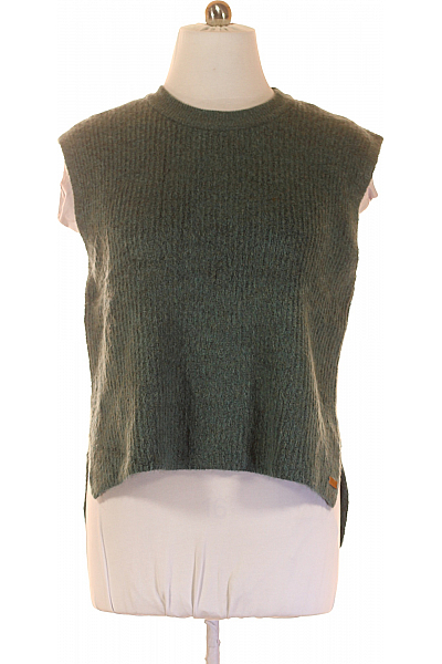 Gina Kratká Dámská Vesta Zelená Vel. L