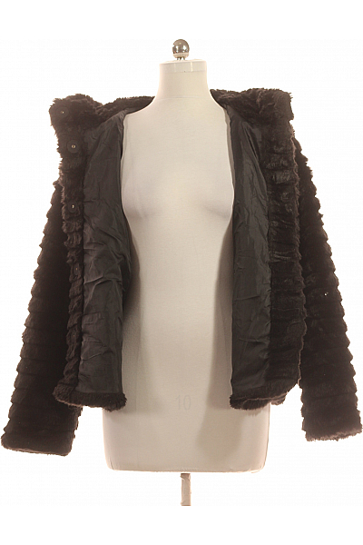 OBJECT Dámský Kožich Černý Vel. 42