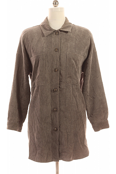 PULL&BEAR Dámský Kabát Šedý Vel. S-M