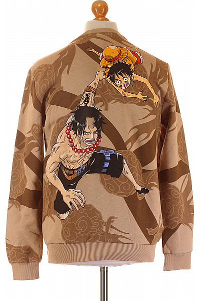 Pánská Mikina Hnědá Bershka Second hand Vel. S