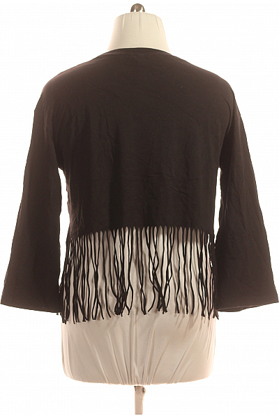 Jednoduché Dámské Tričko Černé Vel.  L