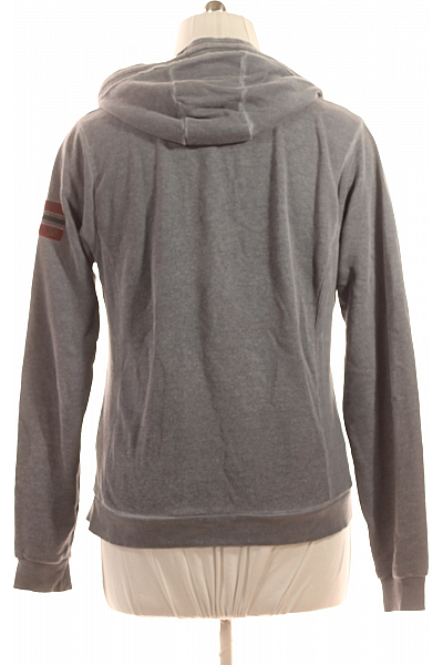 Pánská Mikina Na Zip Šedá Geographical Norway Vel.  L