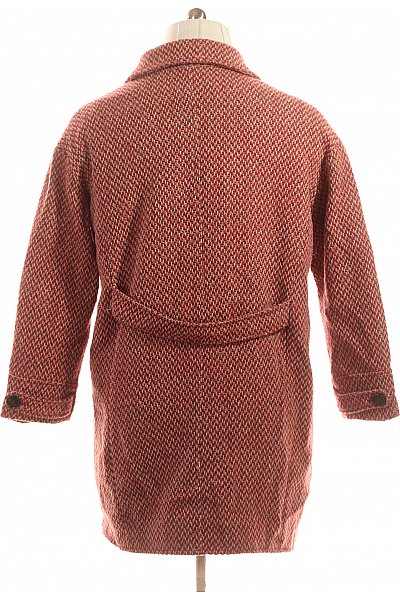 Krátký Dámský Kabát Červený PROMOD