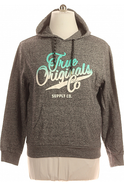 Angelo Litrico Pánská Mikina Šedá Second Hand Vel. L