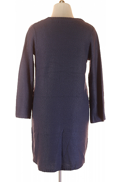  Šaty Pletené Modré BONPRIX Vel. 44/46