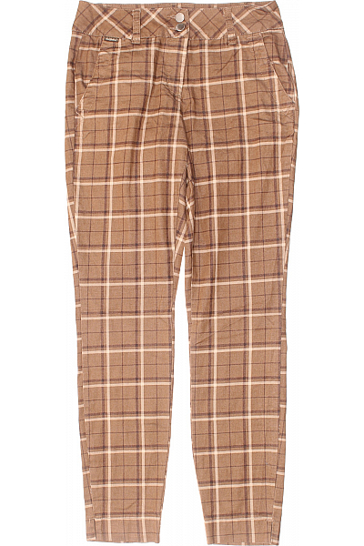 Dámské Chino Kalhoty Hnědé RED BUTTON Vel. 36