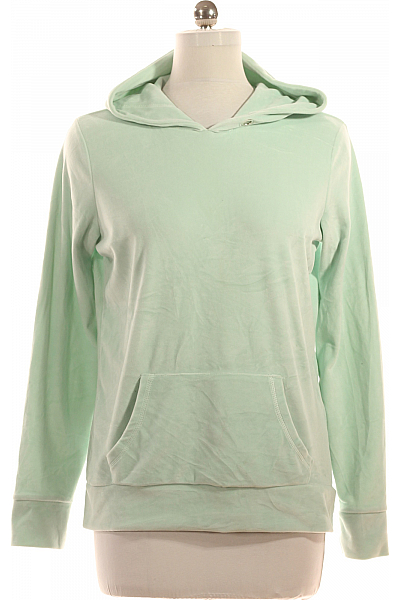 Dámská Mikina Bez Zapínání Zelená Second hand Vel. 40