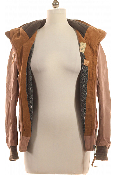 Naketano Dámská Přechodné Bundy Růžová Vel. M