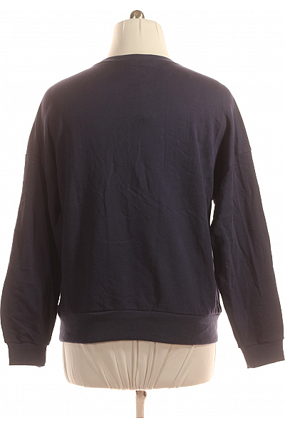 Dámská Mikina Bez Zapínání Modrá Vel. L