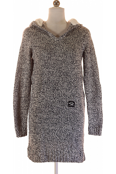  Šaty Pletené Šedé RAINBOW Vel. 36/38