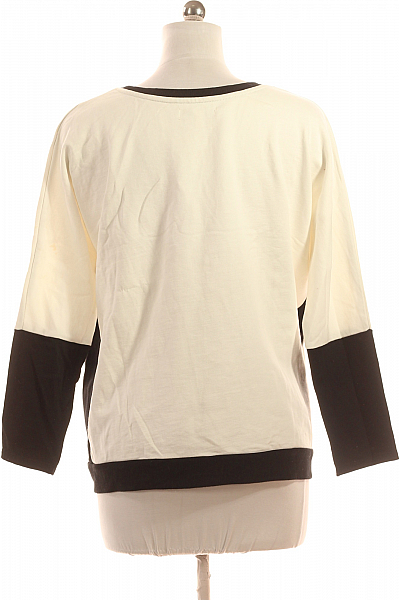 Dámská Mikina Bílá ZARA Vel. M