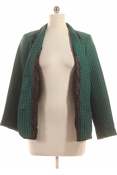 Teplé Dámské Sako Zelené Second hand