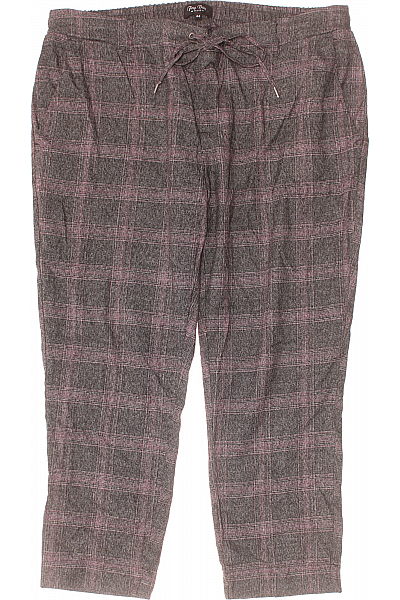 Dámské Kalhoty Rovné Šedé Vel. 44