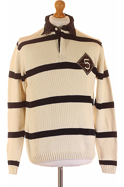 Pánský Pulovr Bílý Nils Sundstrom Second Hand Vel. S