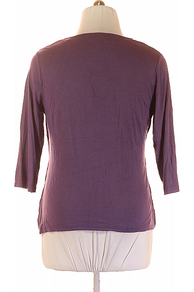 Bernd Berger Jednoduché Dámské Tričko Fialové Vel. XL