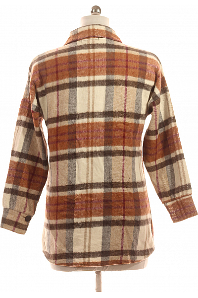 Krátký Dámský Kabát Barevný Second hand