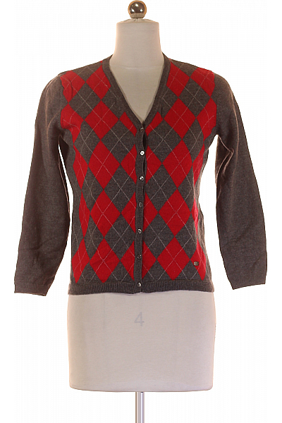 Dámský Svetr Vlněný Šedý Second hand Vel. 40