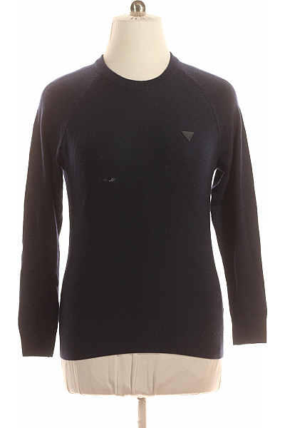 Guess Pánský Pulovr Modrý Second Hand Vel. M