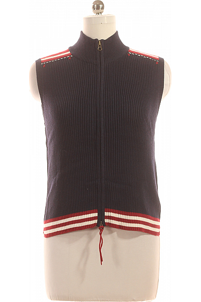 Poools Kratká Dámská Vesta Modrá Vel. 40