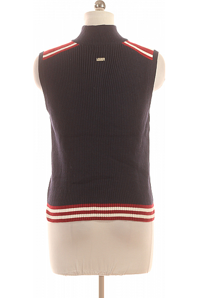 Poools Kratká Dámská Vesta Modrá Vel. 40